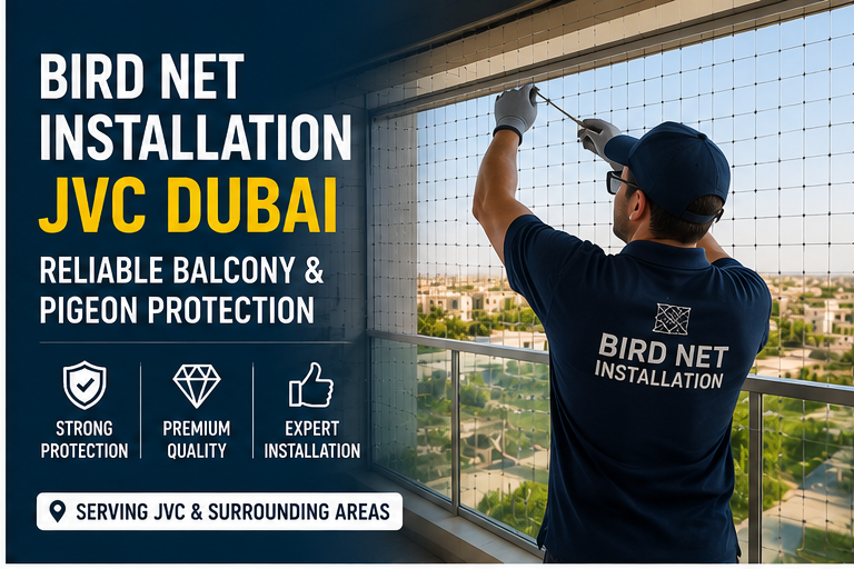 Bird Net Installation JVC Dubai